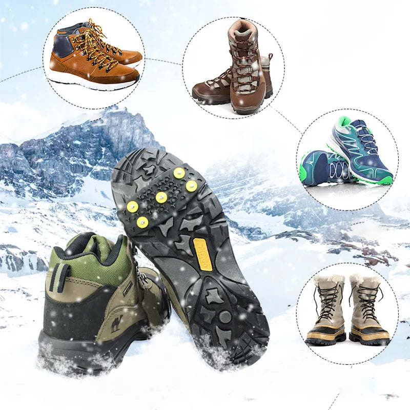 "Crampons de traction en silicone Ice Grip