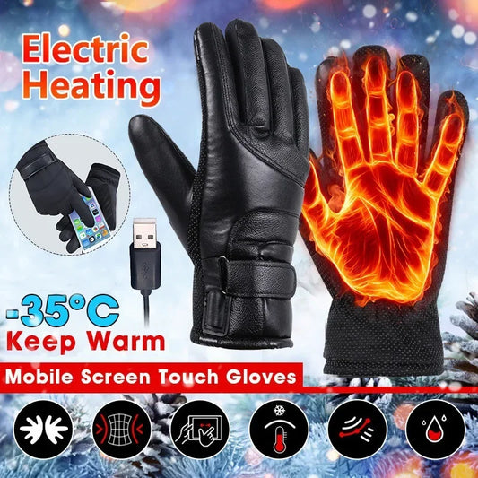 USB Rechargeable Heated Winter Gloves