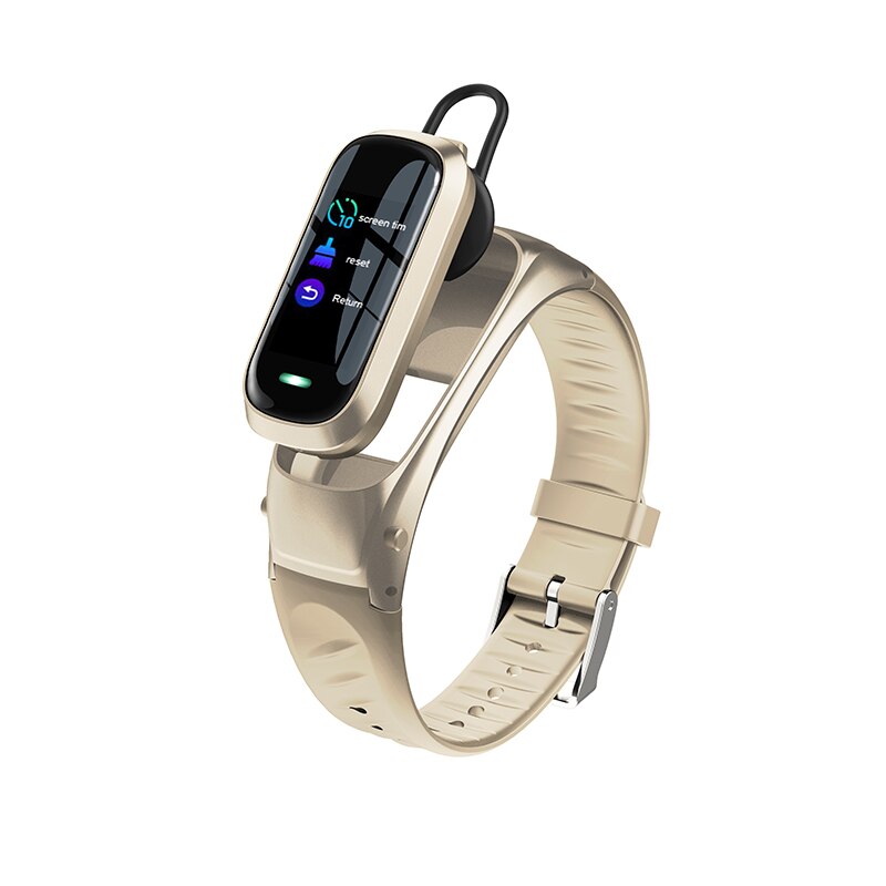 2-in-1 Smart Bracelet With Bluetooth Earphone
