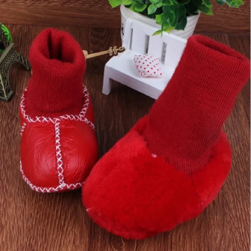 👶Warm Fur Baby Sock Shoes