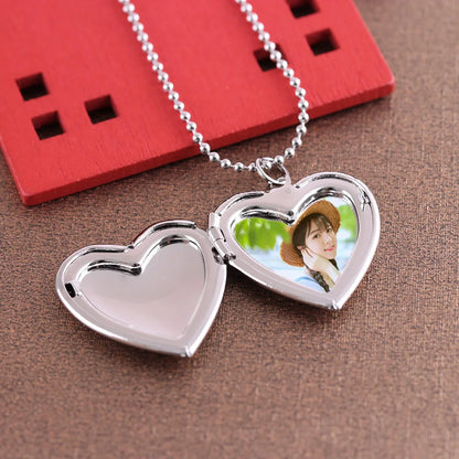 "Heart-Shaped Photo Locket"