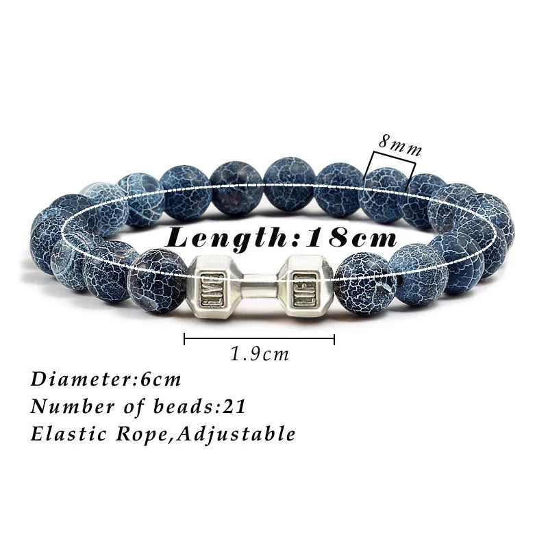 "Volcanic Stone Bracelet"