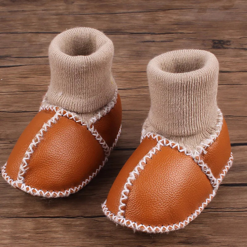 👶Warm Fur Baby Sock Shoes