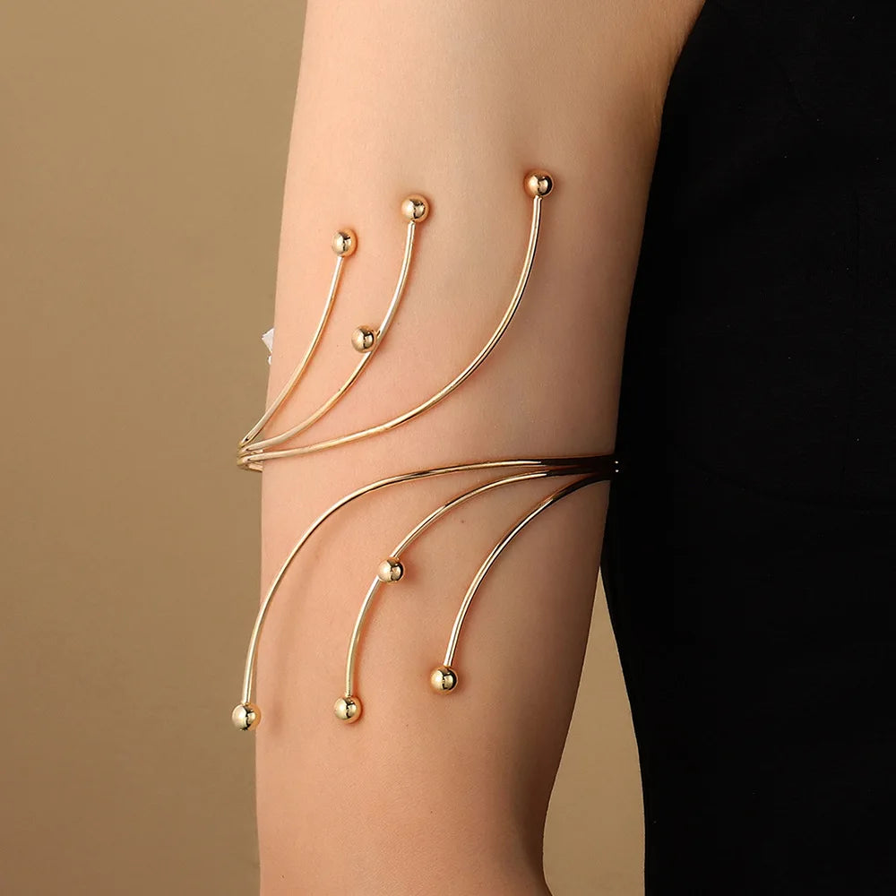 "Boho Butterfly upper Leaf Arm Chain"