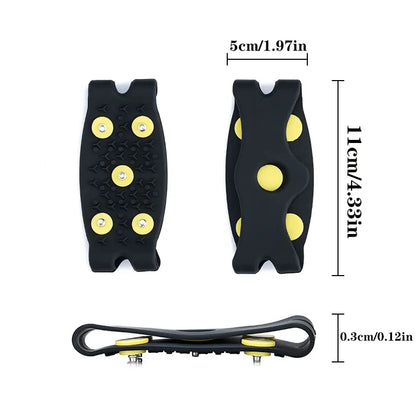 "Ice Grip Silicone Traction Cleats