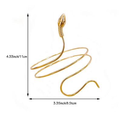 "Serpentine Elegance Arm Cuff"