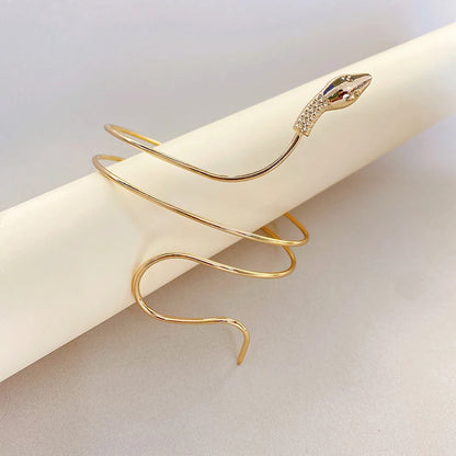 "Serpentine Elegance Arm Cuff"