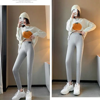 Winter Fleece Lined Leggings Women