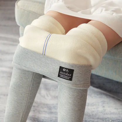 Winter Fleece Lined Leggings Women