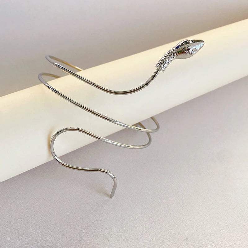 "Serpentine Elegance Arm Cuff"