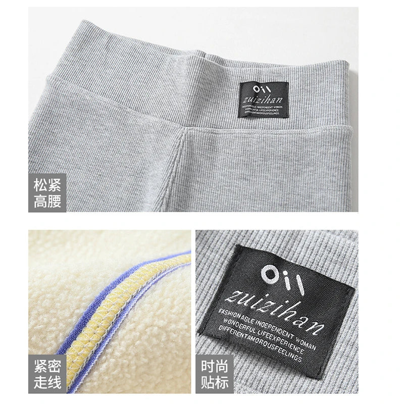Winter Fleece Lined Leggings Women
