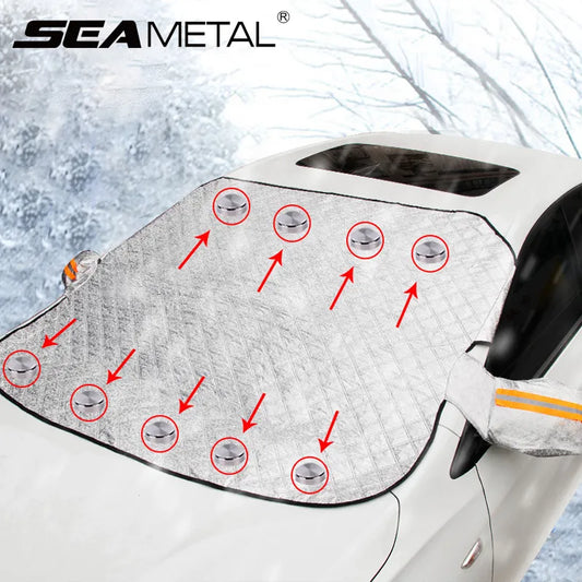 "Snow Shield - Ultimate Car Windshield Protection"
