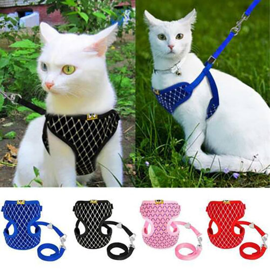 Luminous Escape Proof Cat Vest Harness and Leash