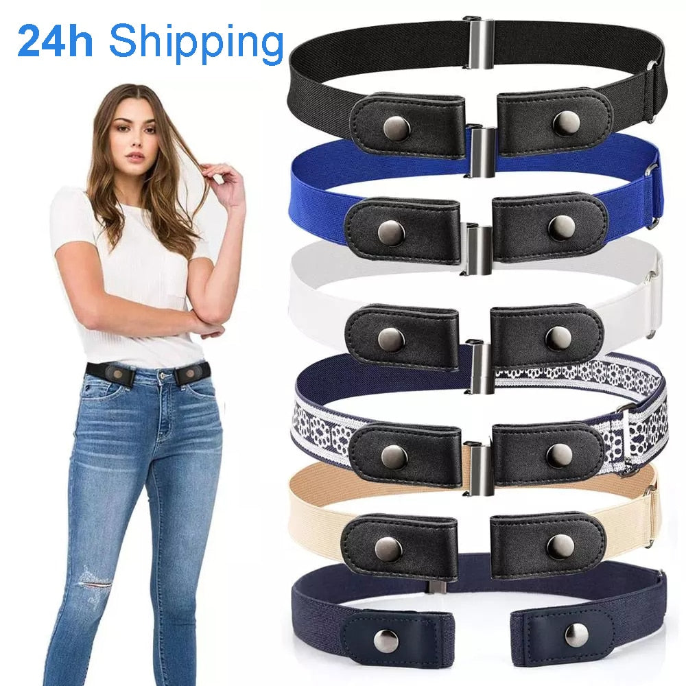 Buckle-Free Waist Invisible Elastic Belt