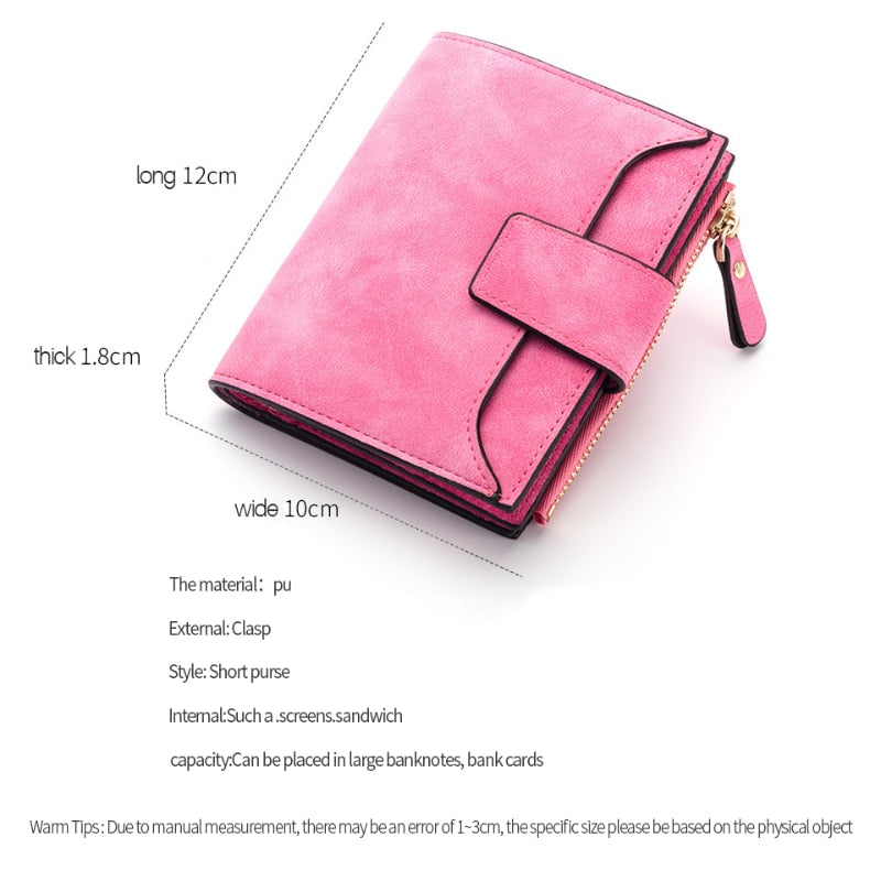 SMALL LEATHER WALLET FOR WOMEN