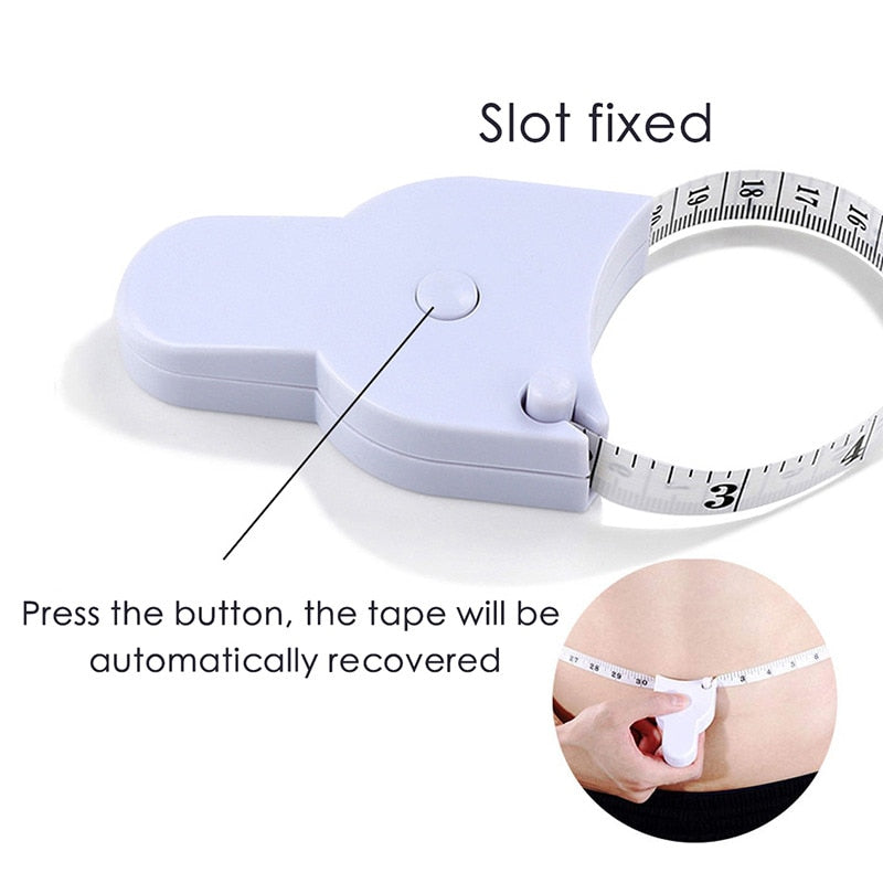 BODY MEASURE TAPE 60 INCH (150CM), AUTOMATIC  TAPE WITH CM/INCH